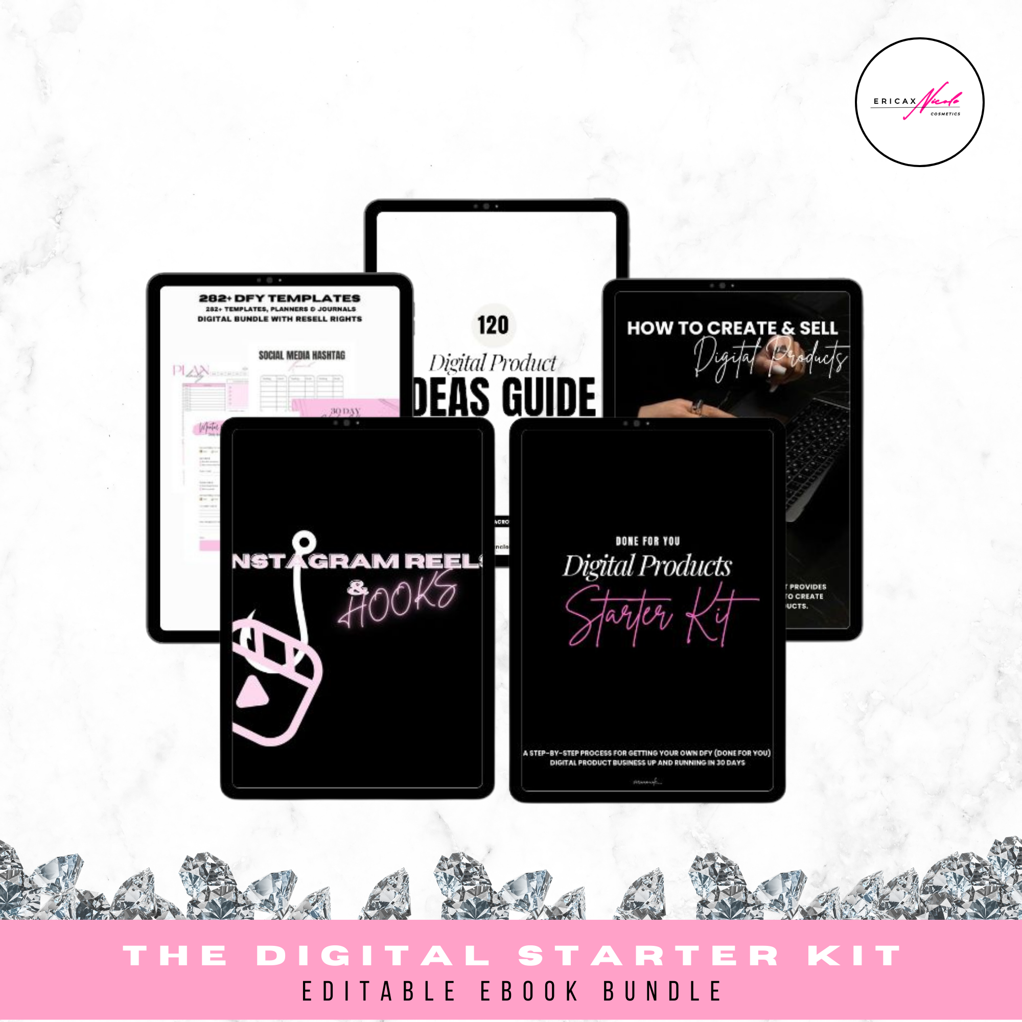 The Digital Starter Kit Editable eBook Bundle