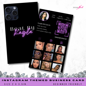 Instagram Style Business Card