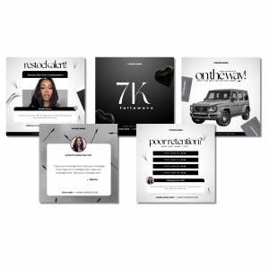 Luxury Beauty Brand Social Media Content Pack