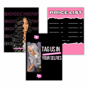 Beauty Price List & Booking Flyer Bundle