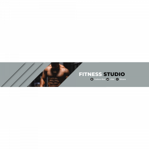 Fitness YouTube Banner Template