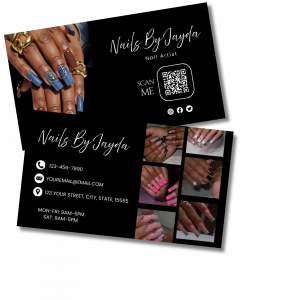 Nail Tech Business Card Template