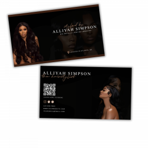 Luxury Black Business Card Template